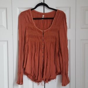 Free people long sleeve top